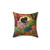 Cat in the Garden Throw Pillow