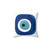 Watercolor Evil Eye (Nazar) Painting Throw Pillow
