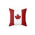 Canadian Flag Pillow with Maple Leaf Design