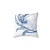 Coastal Crab Watercolor Pillow in Navy Blue