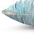 Abstract Ocean Teal and Blue Waves Pillow