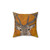 Vibrant Wild Stag Head Pillow