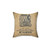 Vintage Burlap French House Design Pillow