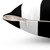 Black and White Striped Decorative Pillow