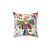 Colorful Otomi bird pattern decorative pillow