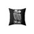 Occult Lovers Pillow featuring tarot imagery and skeleton couple