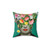 Frida Floral Green Decorative Pillow