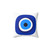 Evil Eye Symbol Decorative Throw Pillow