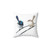 Superb Fairy-wren Bird Decorative Pillow