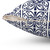 Navy Blue Moroccan Trellis Lattice Pattern Decorative Pillow