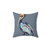 Colorful Pelican Throw Pillow by Robert Phelps