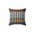 Colourful Organ Pipes Throw Pillow