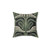 Art Nouveau Botanical Throw Pillow