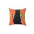 Black Cat Binx Halloween Decorative Pillow