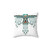 Southwestern Thunderbird Turquoise Decorative Pillow