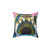 Castle Grayskull watercolor painting pillow - Masters of the Universe home decor