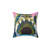 Castle Grayskull watercolor painting pillow - Masters of the Universe home decor