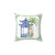 Chinoiserie Pagoda Pavilion Decorative Pillow