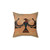 Shapeshifter Crow Decorative Pillow
