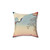 Red-Crowned Crane Vintage Japanese Art Pillow