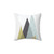 Mid-Century Scandinavian Mountain Throw Pillow