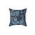 Arctic animals pillow featuring narwhal, polar bear, whale, and other wildlife
