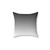 Minimalist Black to White Ombre Gradient Throw Pillow