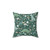 Folk Floral Dinosaur Decorative Throw Pillow