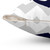 Navy Blue Anchor Chevron Pillow for Nautical Decor