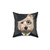 Westie Dog Art Pillow - Sir Bunty