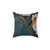 Abstract Art Deco Leaves Pillow