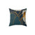 Abstract Art Deco Leaves Pillow