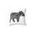Soft plush Baby Tapir pillow with black and white markings