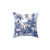 Chinoiserie Blue Landscape Scene Decorative Pillow