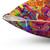 Colorful geometric painting pillow
