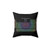Neon Rainbow Periodic Table Pillow for Science and Chemistry Lovers