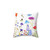 Colorful Wildflower Watercolor Painting Pillow