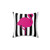 Hot Pink Flamingo Decorative Throw Pillow