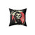Funny Grim Reaper Pillow with Retro Vintage Design