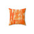 Orange Splash Decorative Pillow