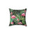 Tropical Flamingo Pattern Pillow