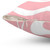 Retro Modern Abstract Swirl Blush Pink Pillow