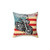 Classic Harley Hog Motorcycle Pillow