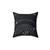 Solar System Throw Pillow with Planetary Diagram