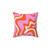 Retro Abstract Swirl Pillow