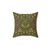 Art Nouveau Floral Pattern Throw Pillow