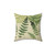 Botanical Ferns Throw Pillow