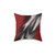 Decorative Red and Black Accent Pillow