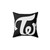 Twice Logo Silver Decorative Pillow