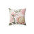 Vintage Botanical Peony Flowers Pillow